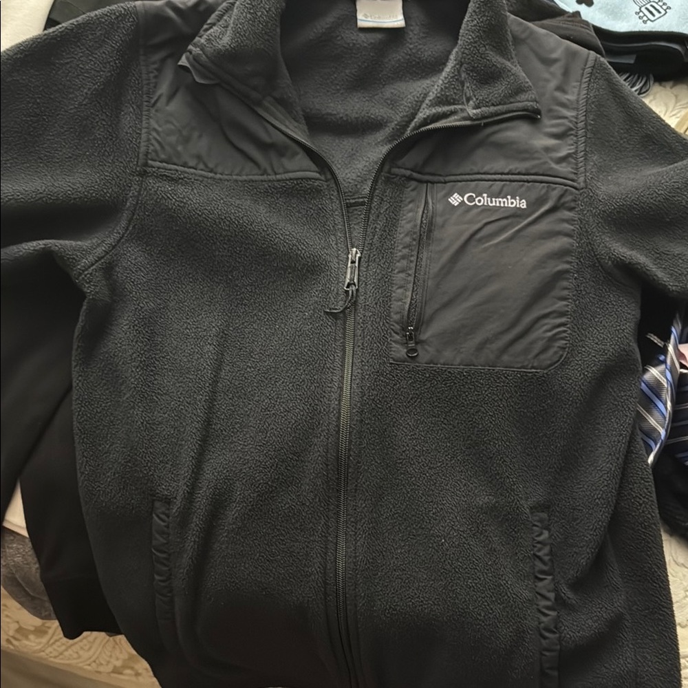 Columbia Charcoal Fleece Jacket